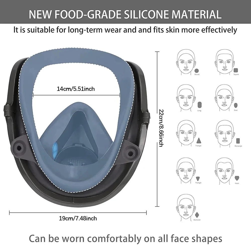 6800 김서림 방지 방독면, 산업용 페인트, 스프레이 - Anti Pollution Mask 리뷰 및 가격